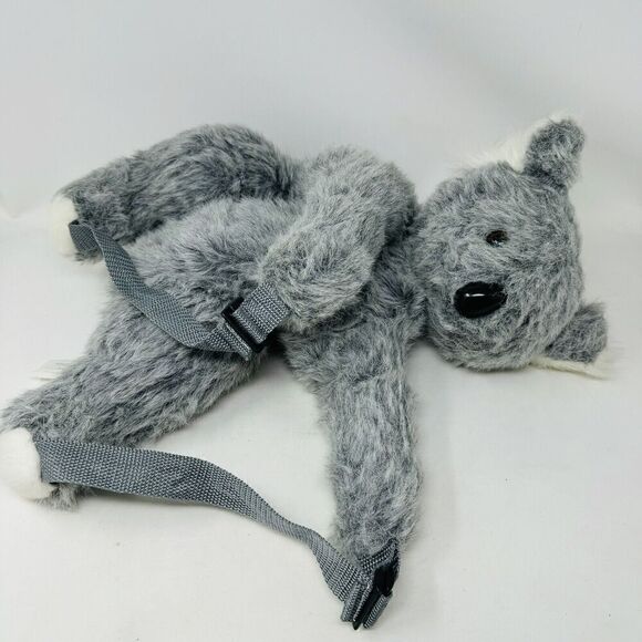 The Reinhart Collection Plush Koala Backpack‎ Animal Book Bag Tag RARE EUC - Picture 5 of 10